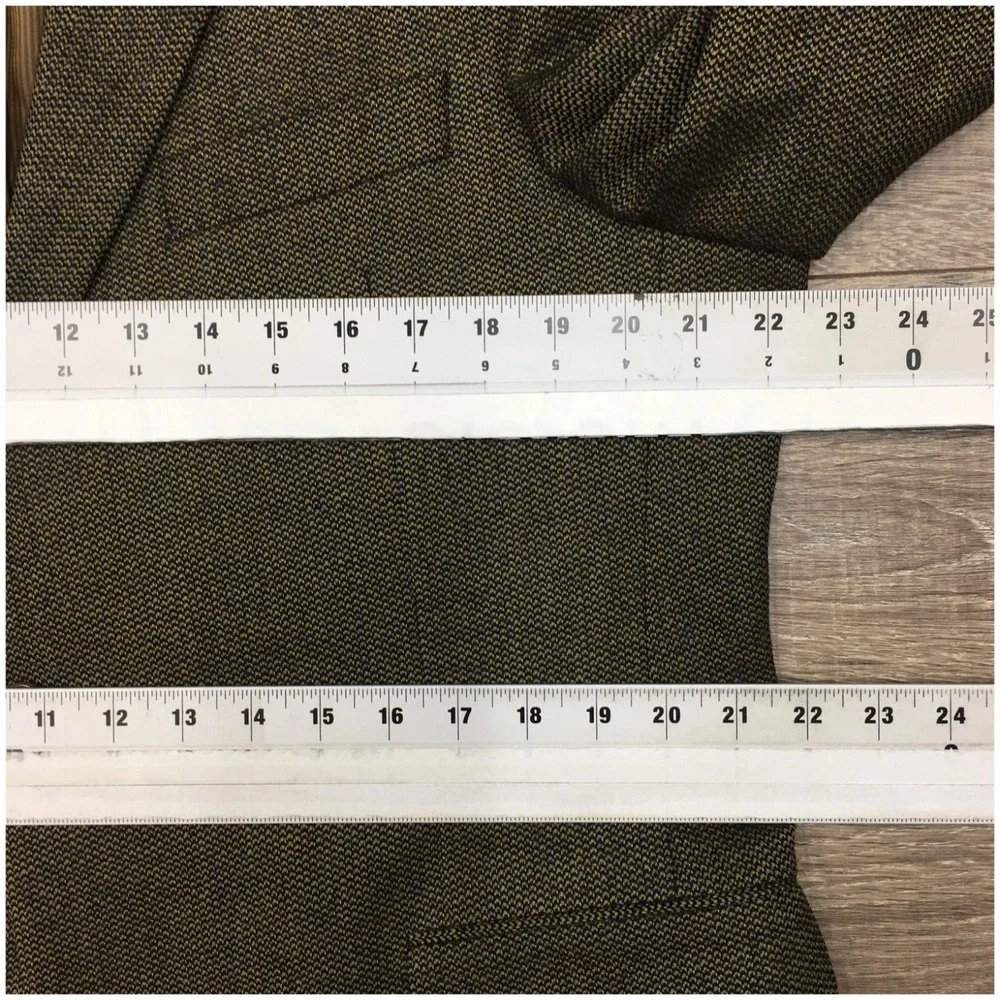 JACK VICTOR Mens Wool Blazer Sport Coat Casual Jacket Size 42L Classic Suit